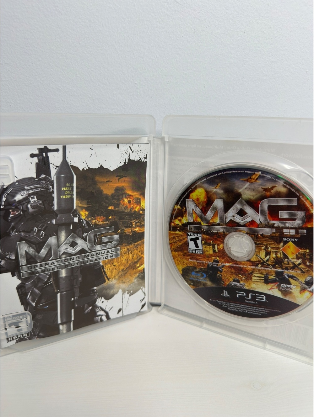 MAG PS3 PlayStation 3 Game w/ Case No Manual Sony Zipper Interactive - Picture 3 of 4